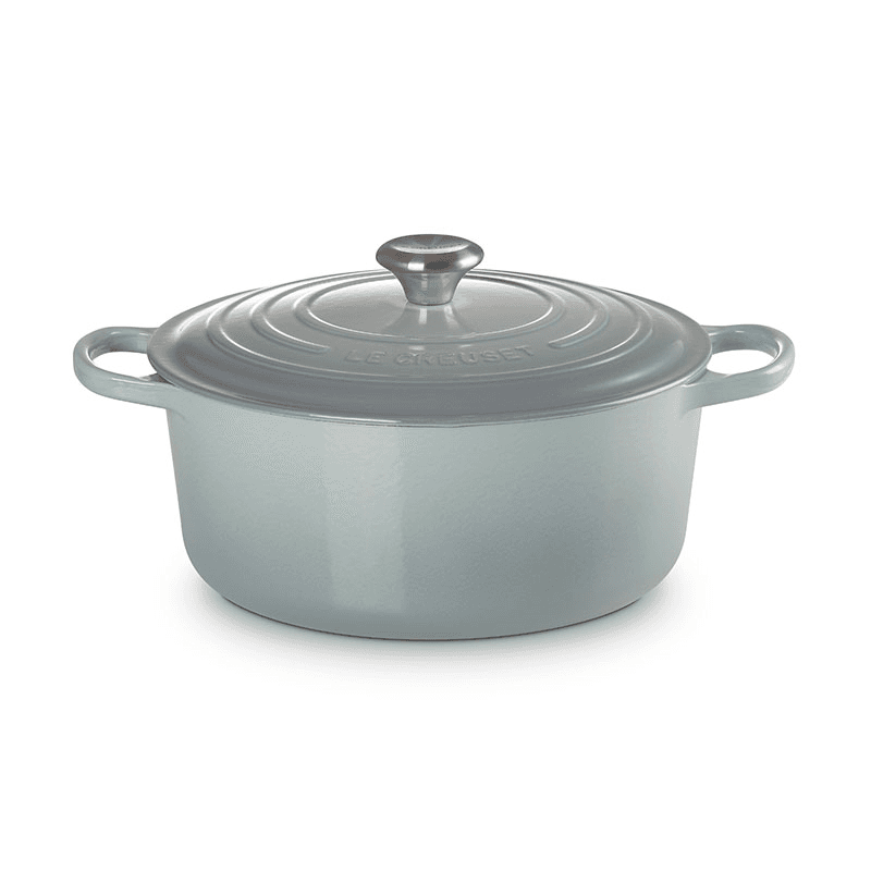Cast Iron Round Casserole, 28cm, Sea Salt