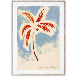 Image showing the Stormy Palm Art Print, 30 x 40cm product.