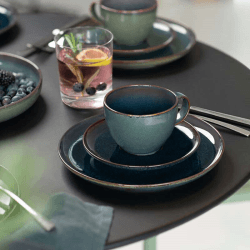 Image showing the Crafted Denim Coffee Saucer, D14.9cm, Blue product.
