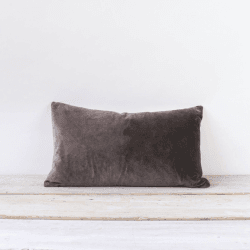 Image showing the Misi Velvet Cushion, 30 x 50cm, Cappuccino product.