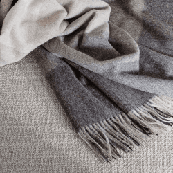 Image showing the Inca Stones Throw, H200cm x W130cm, Grey product.