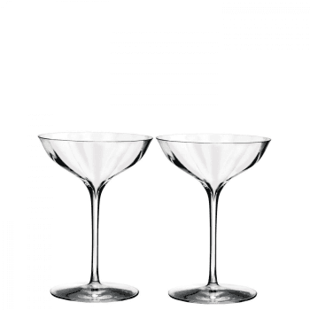Image showing the Elegance Optic Pair of champagne coupe glasses product.