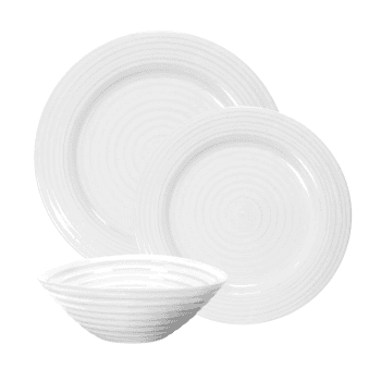 Image showing the Ceramics 12-piece dinner set, White product.