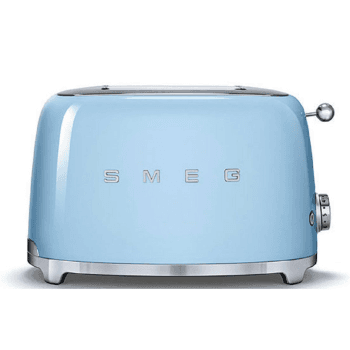 Image showing the 50's Retro 2 slice toaster, Pastel Blue product.