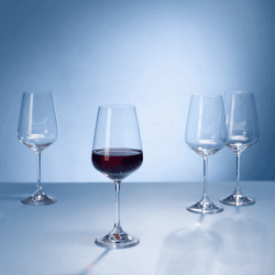 Image showing the Ovid Set of 4 red wine goblets, 59cl product.