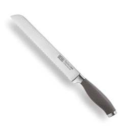 Image showing the Syracuse Soft Grip Bread Knife, 20cm, Grey product.