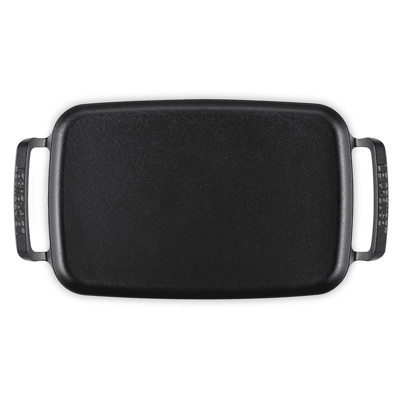 BBQ Rectangular Griddle, 40cm, Satin Black