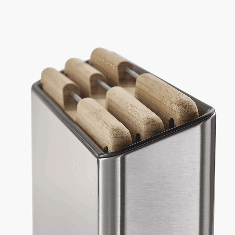 Folio Steel 3 Piece Chopping Board Set, Bamboo