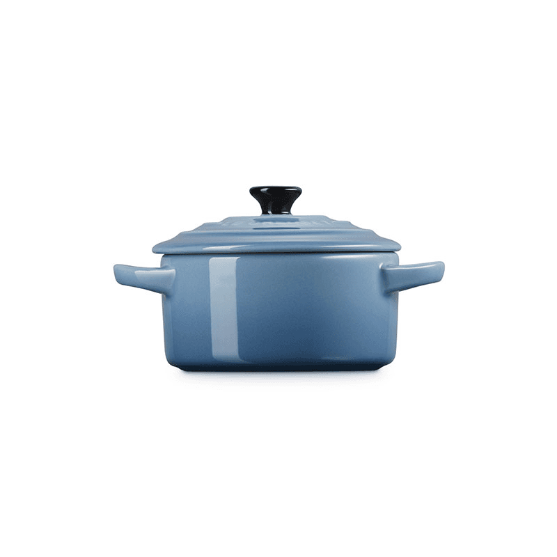 Stoneware Petite Round Casserole, 10cm, Chambray