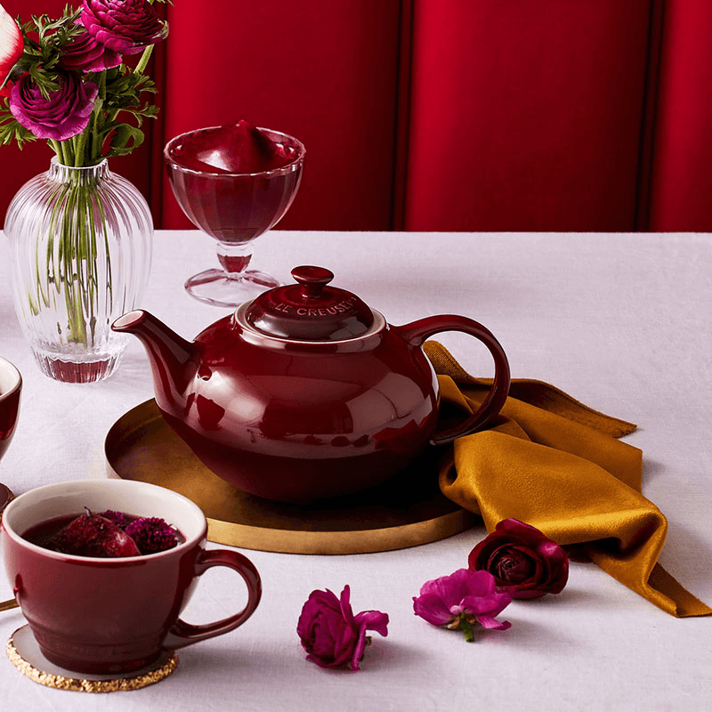 Stoneware Teapot, 1.3L, Garnet