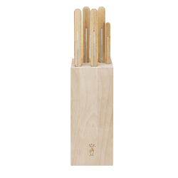 Image showing the Parallèle 5 Piece Knife Block, Beechwood product.