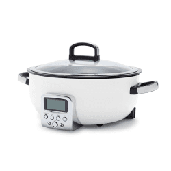 Image showing the Non-Stick Multicooker, 5.6L, Cream product.