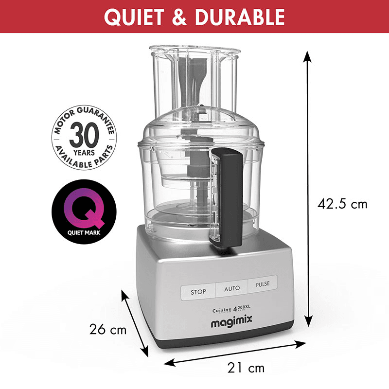 4200 XL Food Processor - 18471, 950W - 3 litre, Satin