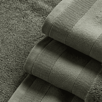 Image showing the Signature Turkish Bath Sheet, 90 x 160cm, Forest Green product.
