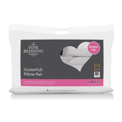 Image showing the Clusterfull Pillow Pair, White product.