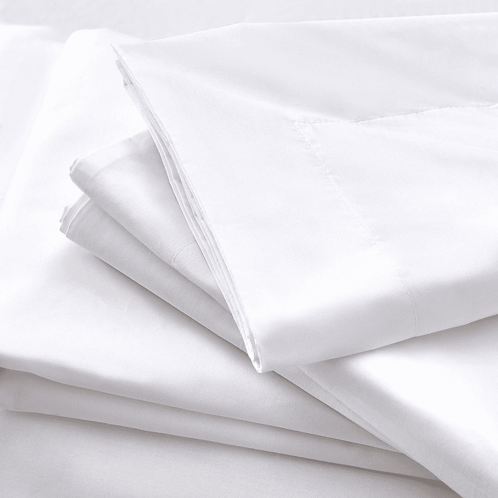 Essentials - 200 Thread Count Egyptian Cotton Double duvet cover, W200 x L200cm, White