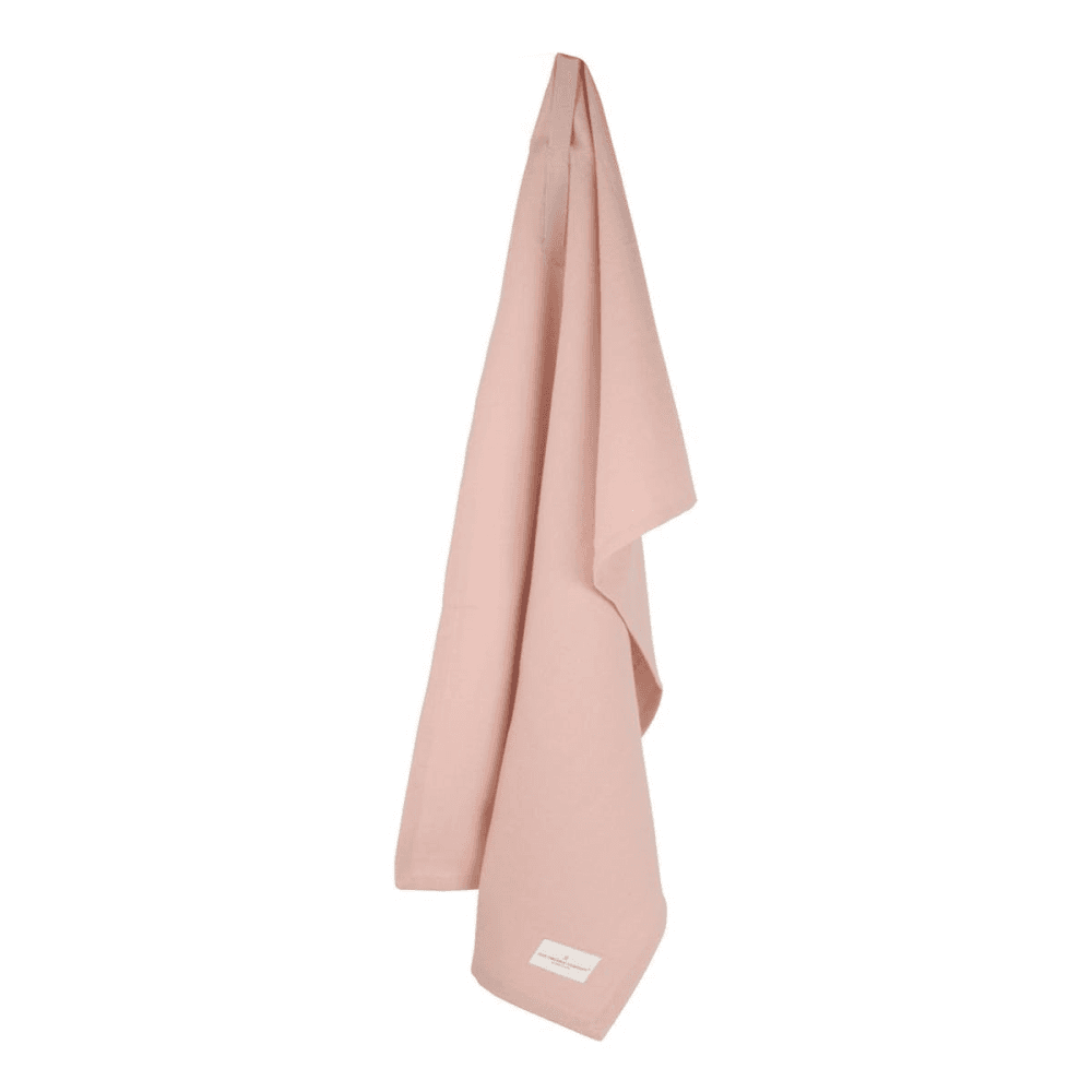Herringbone Kitchen towel, 53 x 86cm, Pale Rose