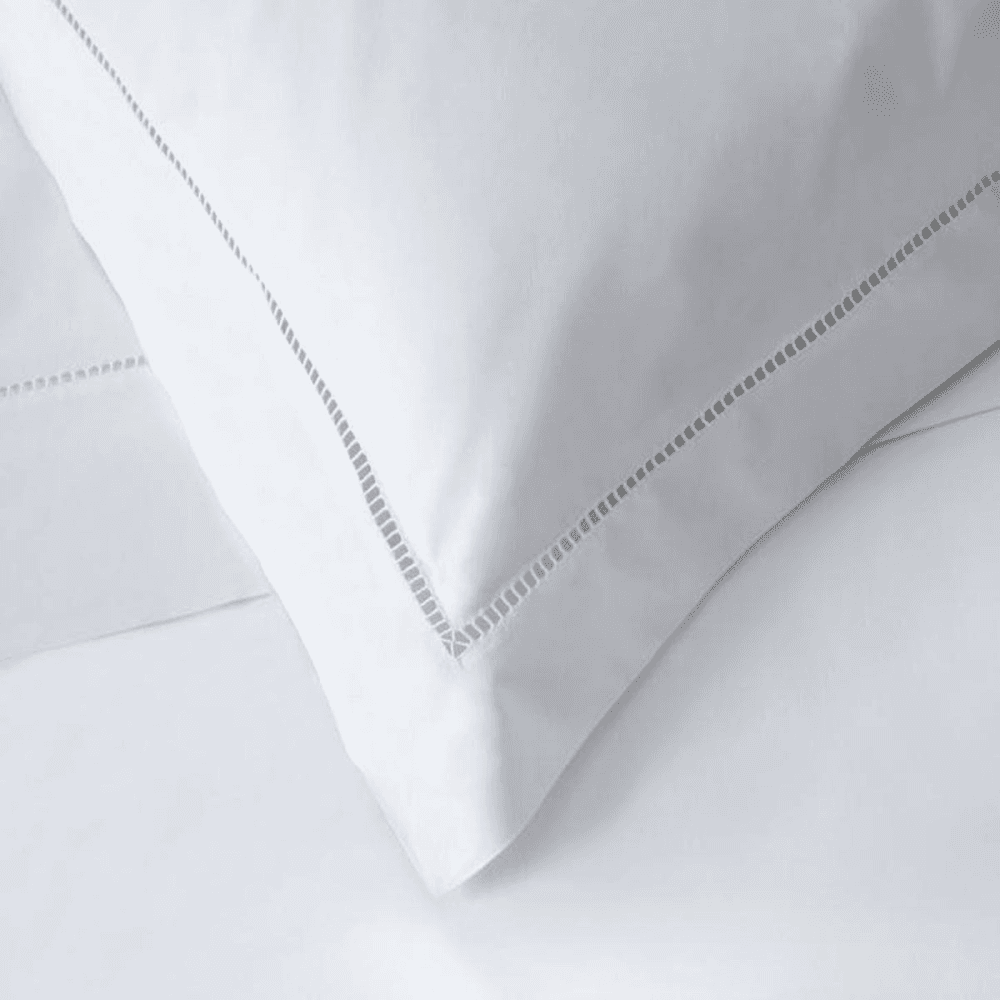 Santorini - 200 Thread Count Cotton Oxford pillowcase, 50 x 75cm, White