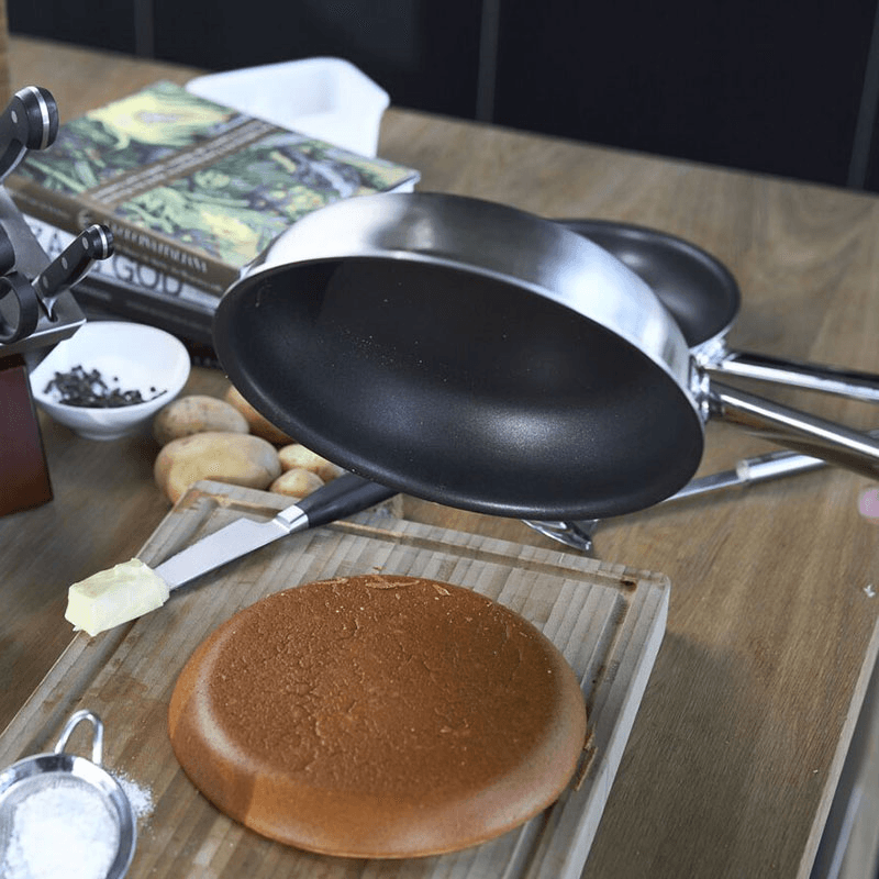 Pro Fry Pan, Round, 20cm, Stainless Steel