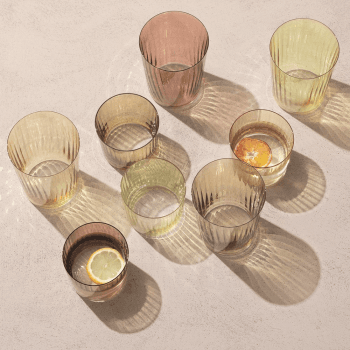 Image showing the Gems Set of 4 tumblers, 560ml, amber product.