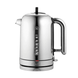 Image showing the Classic Kettle, 1.7 litre, Polished Stainless Steel With Black Panels product.