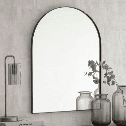 Image showing the Arched Mirror, D60cm, Black product.