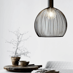 Image showing the Aver Pendant, H45.5cm, Black product.