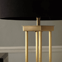 Image showing the Langston Lamp Base, H143.5cm, Satin Brass product.