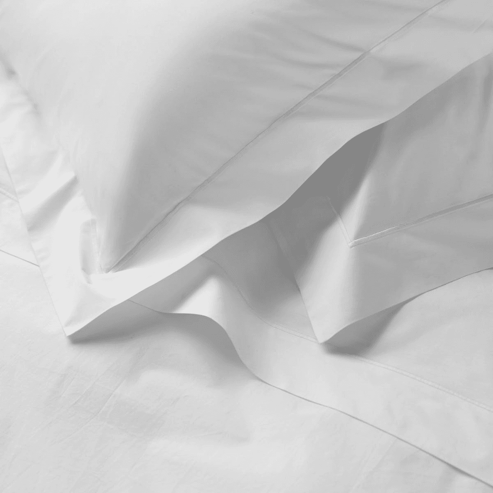 Savoy - 400 Thread Count Egyptian Cotton King duvet cover, W225 x L220cm, White