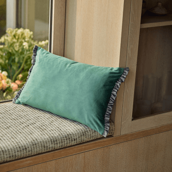 Image showing the Tilly Cushion, 30 x 50cm, Pear/Shell product.