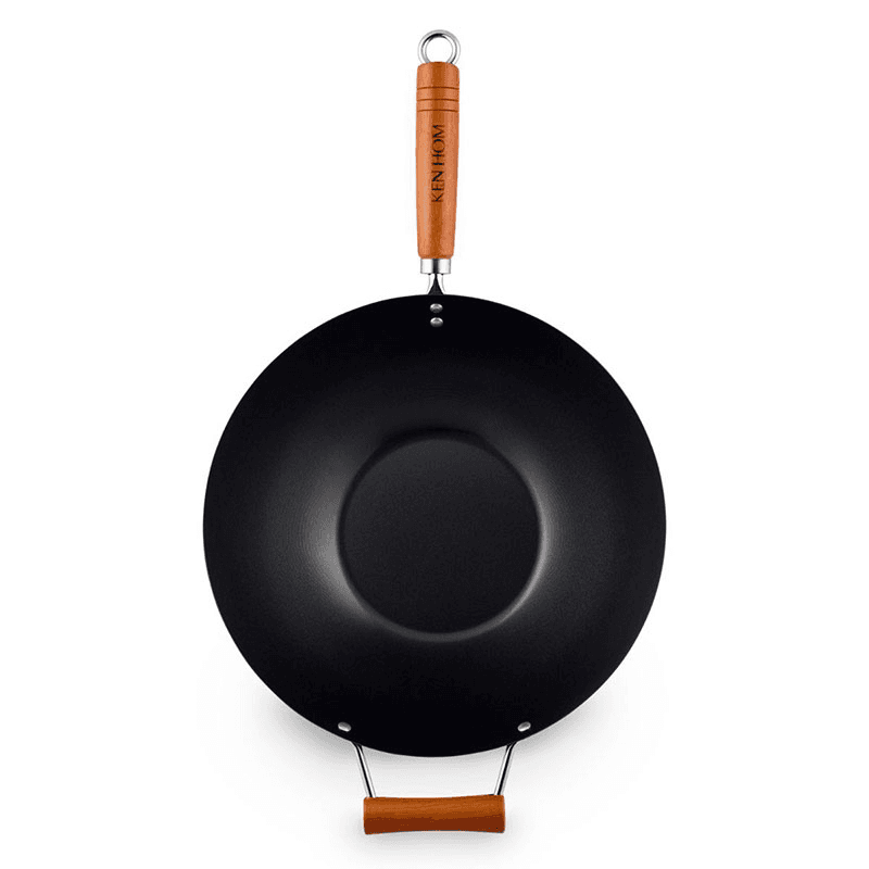 Classic Carbon Steel Wok, 35cm