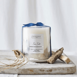 Image showing the Botanical Candle, Medium, Sea Salt product.