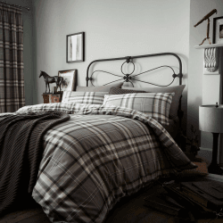 Image showing the Kelso Bedding Set, Charcoal, King, Charcoal product.