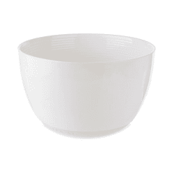 Image showing the Stoneware Salad Bowl, 22cm, Beige product.