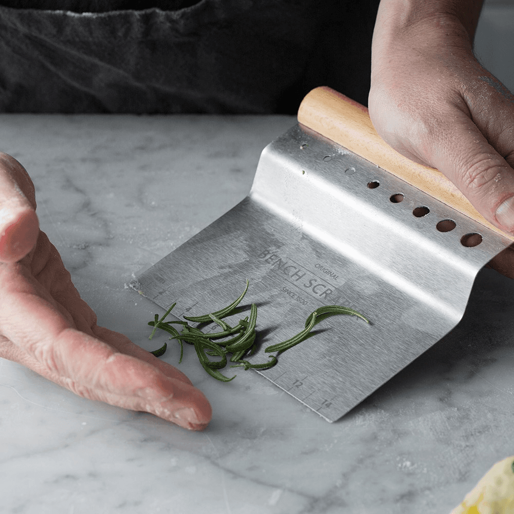 Innovative Kitchen 4 in 1 bench scraper, W14 x L15cm