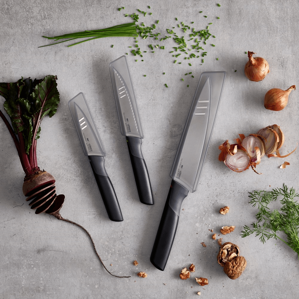 3 piece knife set, H36 x W20 x D3cm, Opal