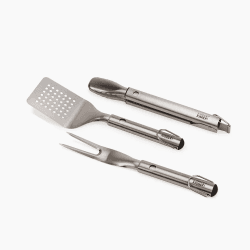 Image showing the GrillOut 3 Piece BBQ Set, Stainless Steel product.