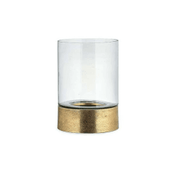 Image showing the Rajuara Hurricane Lantern, H26cm, Antique Brass product.