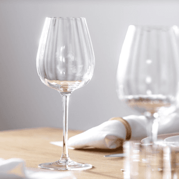 Image showing the Rose Garden White Wine Goblet Set of 4, 125ml, Clear product.