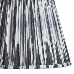 Image showing the Empire Shade, 20cm, black and white Ikat by Matthew Williamson product.