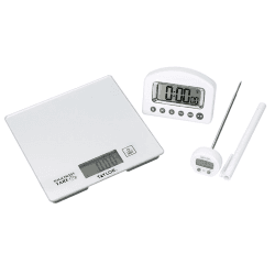 Image showing the Weighing and Measuring Scale Set, Silver product.