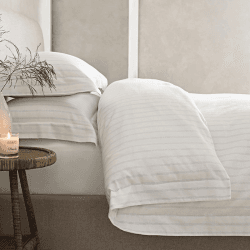 Image showing the Harley King Size Duvet Cover, Blue Stripe product.
