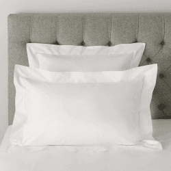 Image showing the Pimlico - 720 Thread Count Egyptian Cotton Square oxford pillowcase, 65 x 65cm, White product.