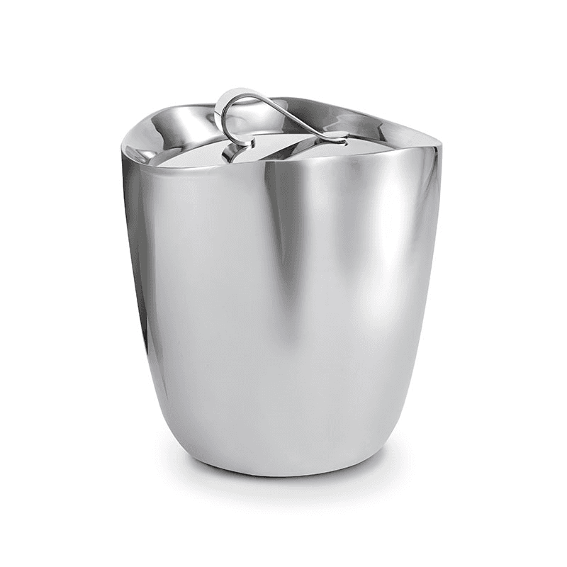 Drift Double Walled Ice Bucket, Stainless Steel