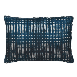 Image showing the Shibori Cushion Cover, 40 x 60 cm, Blue product.