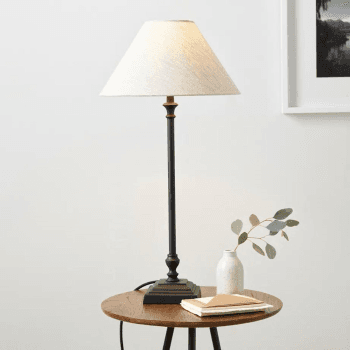 Image showing the Cowley Table lamp, 60cm, Black product.