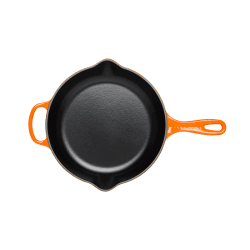 Image showing the Signature Cast Iron Frying pan with metal handle, 26cm, Volcanic product.