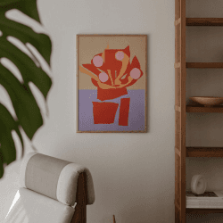 Image showing the Atelier Cph Floral Print, 50 x 70cm product.