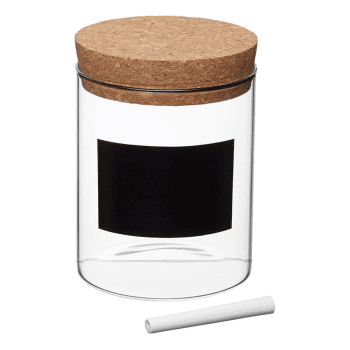 Image showing the Natural Elements Storage canister, 10 x 14cm, Glass product.