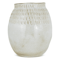 Image showing the Anjuna Vase, H29.5cm, Reactive White product.